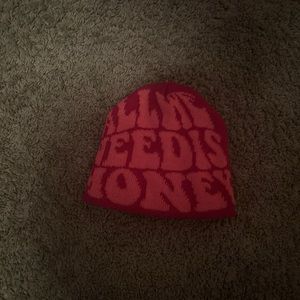 all we need is money beanie